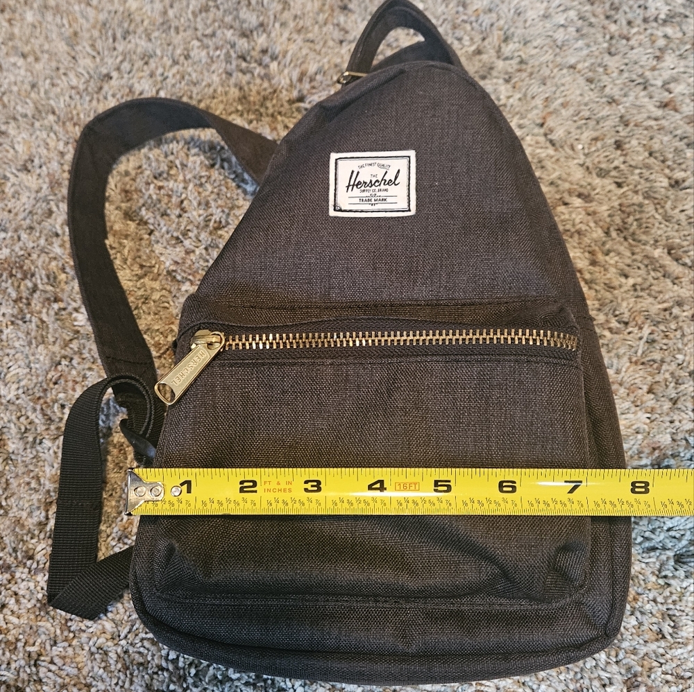 Herschel Supply Company Black Backpack Compact Design - Picture 5 of 5
